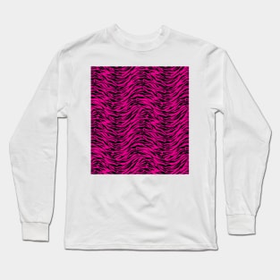 Face Tiger Design Mask face anime Long Sleeve T-Shirt